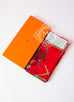 Hermes "Les Voitures à a Transformation" Red Cashmere 140 GM Shawl Scarf