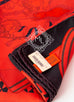 Hermes Rouge Dip Dye Surteint Silk 90 cm Bouquets Sellier Scarf