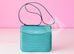 Hermes Blue Paon Crocodile Constance MM 24/25 Handbag - New - MAISON de LUXE - 3