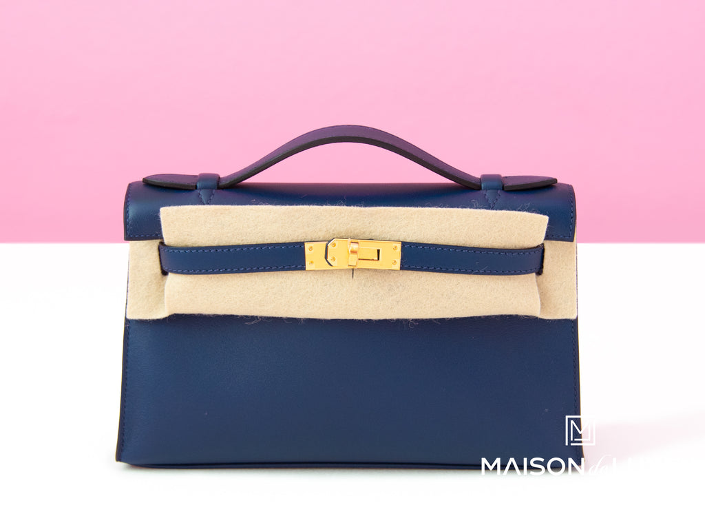 Ginza Xiaoma - ✨Brand New✨Kelly Pochette in Deep Blue