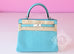 Hermes Blue Saint CYR Matte Crocodile Kelly 25 Handbag - New - MAISON de LUXE - 2