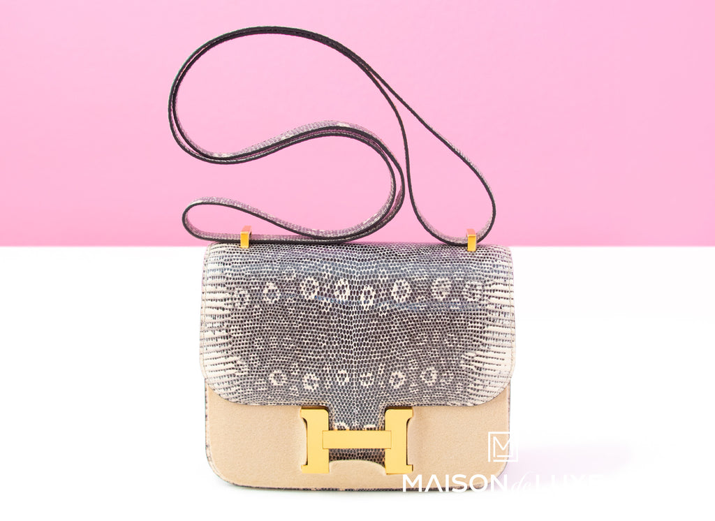 Hermes Vanille Matte Crocodile Constance Mini 18/19 Handbag Bag – MAISON de  LUXE