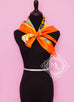 Hermes Orange Twill Silk 90 cm Bouclerie Moderne Scarf