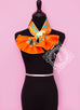 Hermes Orange Twill Silk 90 cm Bouclerie Moderne Scarf