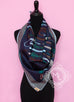 Hermes Green Twill Silk 90 cm Fouets et Badines Scarf