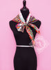 Hermes White Twill Silk 90 cm Flowers of South Africa Scarf