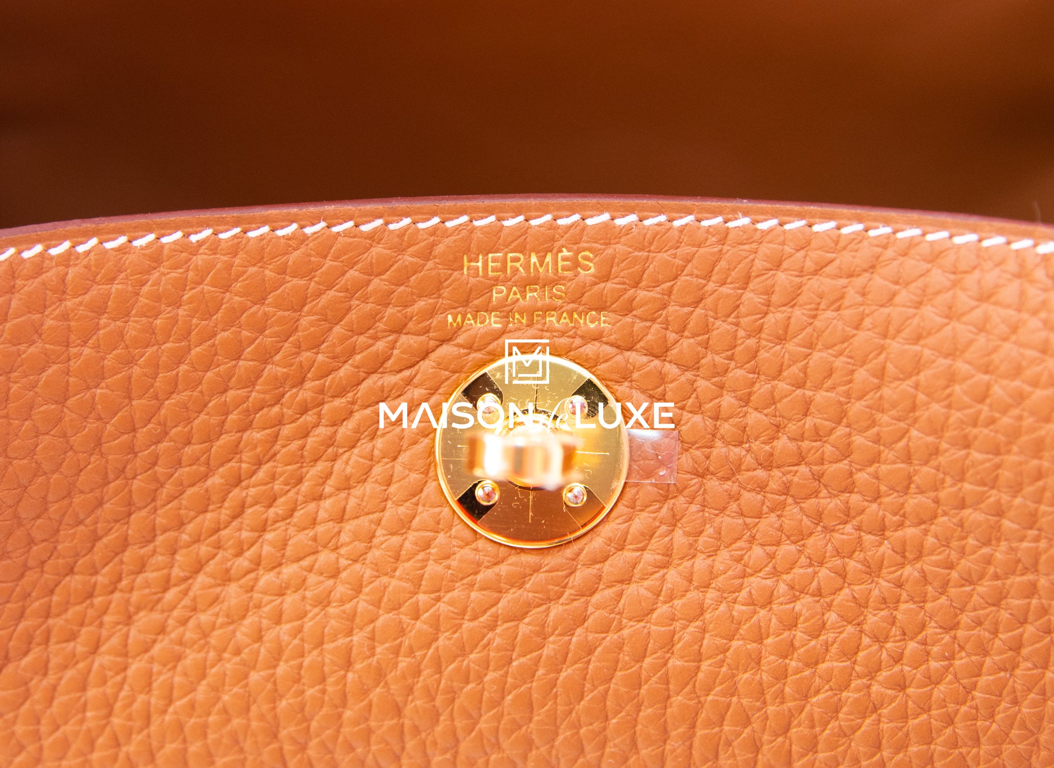 Hermes Taurillon Clemence Mini Lindy 20 Gold