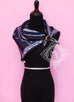 Hermes Blue Twill Silk 90 cm Robe du Soir Scarf
