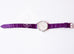 Hermes Diamond Slim d'Hermès Purple Crocodile Watch MM - New - MAISON de LUXE - 7
