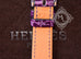 Hermes Diamond Slim d'Hermès Purple Crocodile Watch MM - New - MAISON de LUXE - 18