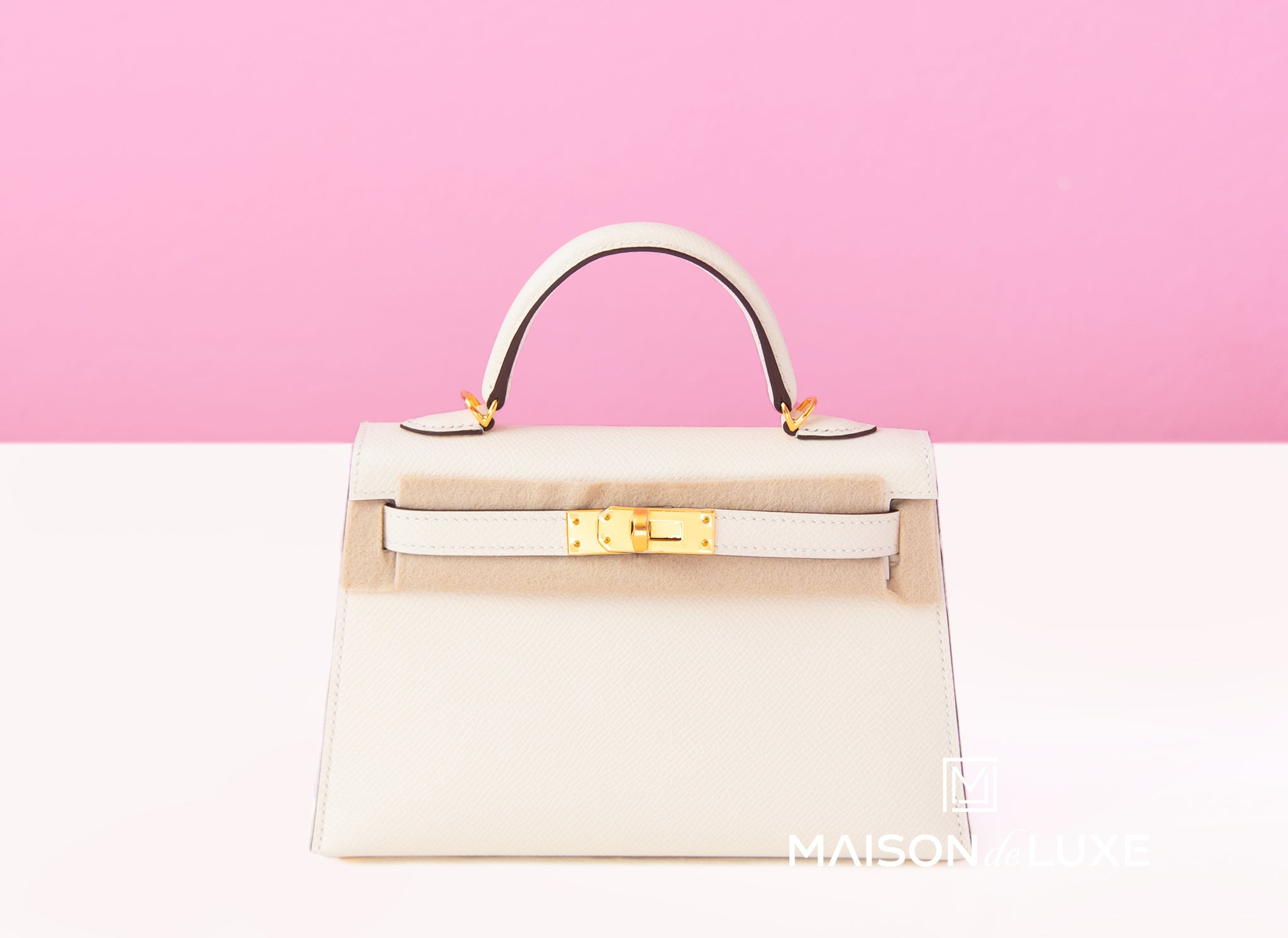 Limited Edition Nata, Chai, and Gris Meyer Epsom Mini Kelly 20 Palladium  Hardware, 2022, Handbags & Accessories, 2023