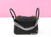 Hermes Black Clemence Lindy 26 Handbag