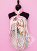 Hermes "Les Voitures à a Transformation" Pink Cashmere 140 GM Shawl Scarf