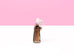 Hermes Etoupe Mini Kelly Twilly Bag Charm