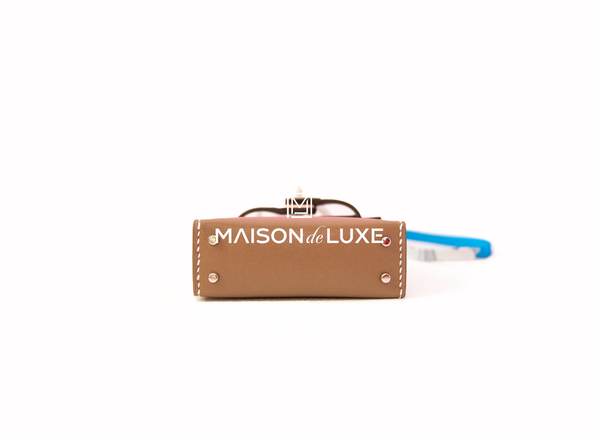Hermes Etoupe Mini Micro Kelly Twilly Bag Charm Keychain Key fob – MAISON  de LUXE