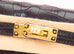Hermes Mini Kelly II 20 Black Matte Alligator Gold Hardware