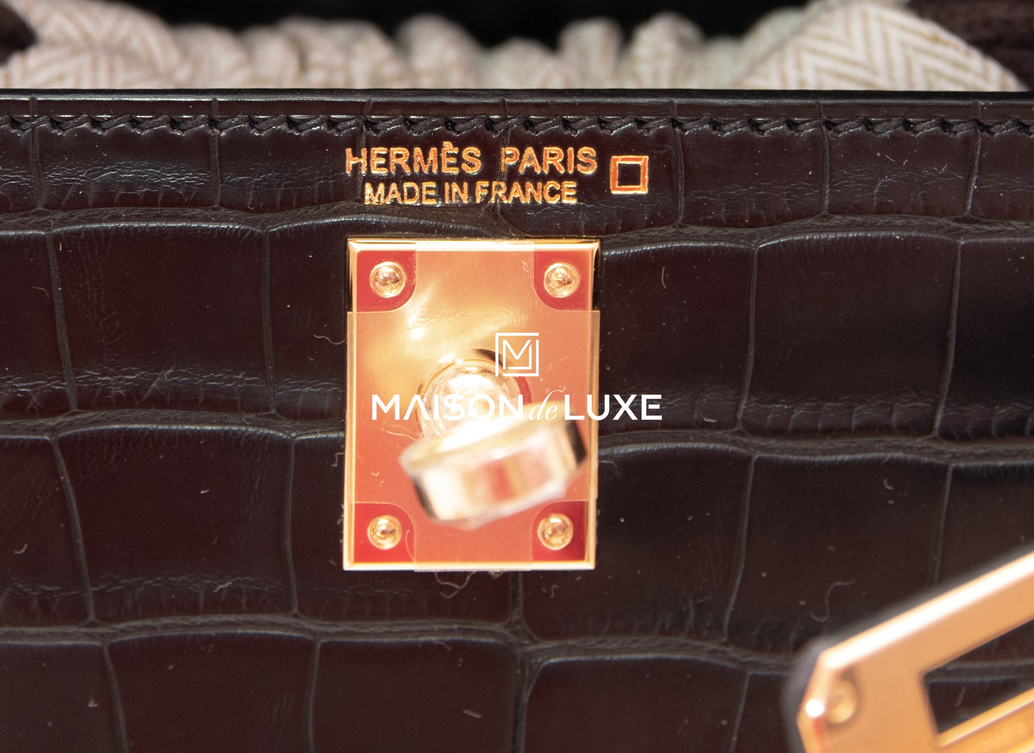 Hermès Kelly Mini Crocodile Black