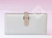 Hermes Gris Perle Ficelle Lizard Gray Bearn Long Wallet - New - MAISON de LUXE - 2