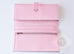 Hermes Rose Sakura Trifold Pink Chevre Bearn Long Wallet - New - MAISON de LUXE - 7