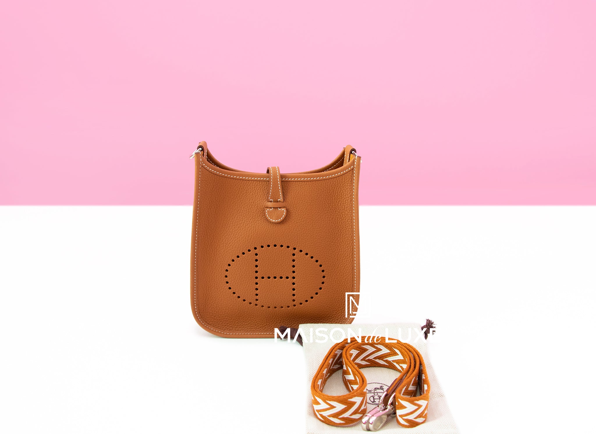 Palladium Hardware Evelyne Tpm Gold Hermes Gold Mini TPM 16 Evelyne Amazone Messenger Bag Handbag