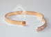 Hermes Rose Gold Diamond Kelly Bracelet SH