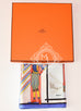 Hermes Silk 70 cm Blue Sports D'Hiver Scarf - New - Sale Item - MAISON de LUXE - 2