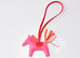 Hermes Pink Rose Azalee Rodeo Bag Charm Pm- New - MAISON de LUXE - 2