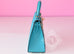 Hermes Bleu Blue Paon GHW Epsom Sellier Kelly 25 Handbag - New - MAISON de LUXE - 2