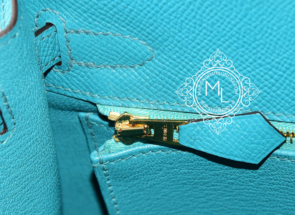 Hermès Birkin 25 Epsom Blue Sapphire GHW - Kaialux