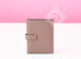 Hermes Gris Asphalte Bearn Compact Wallet Clutch