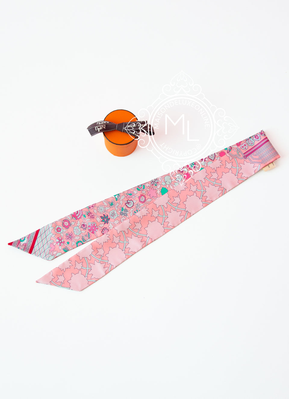 Hermes Pink Tapis Persans Twilly