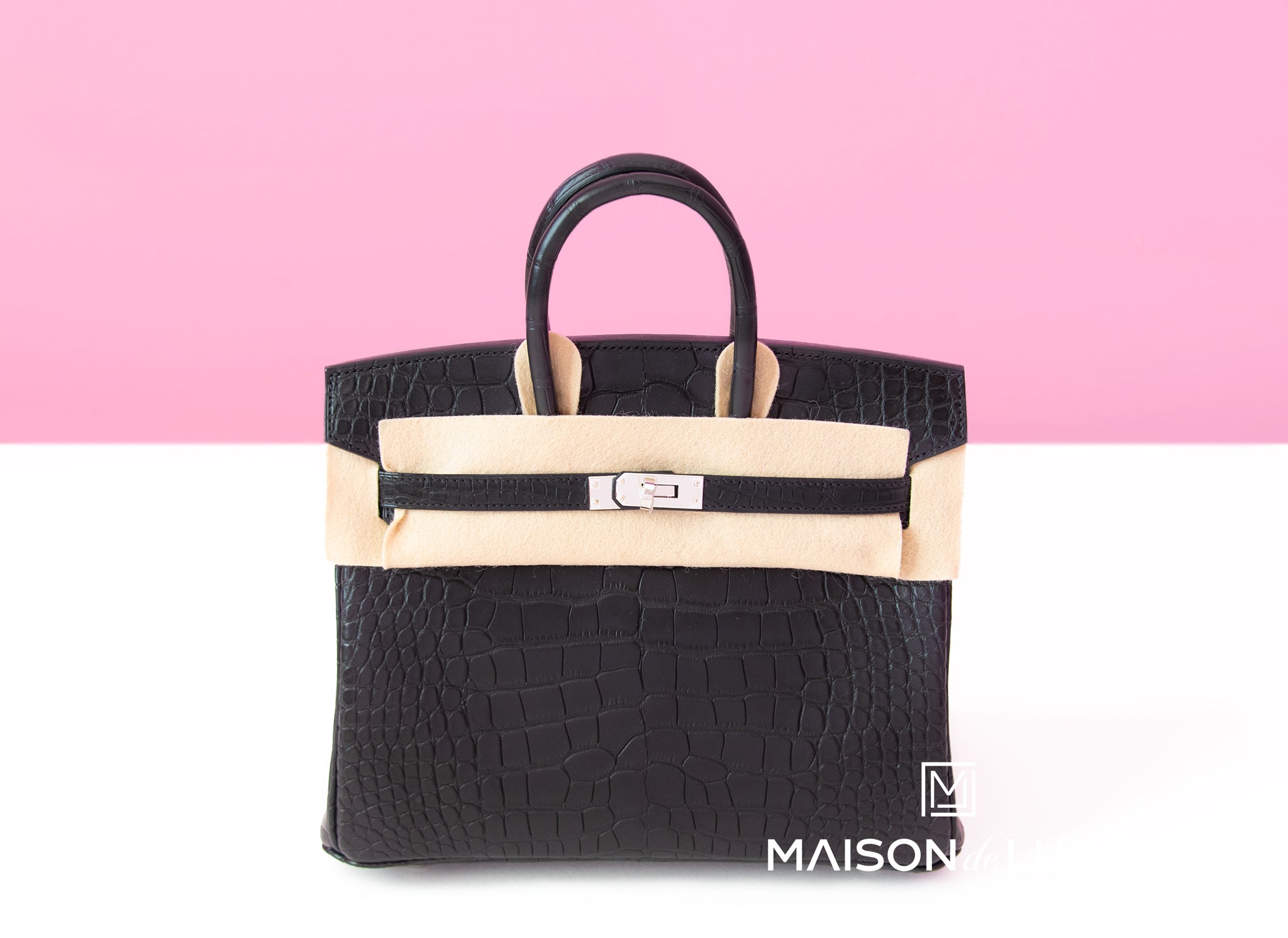 Birkin 25 alligator matte Clearance