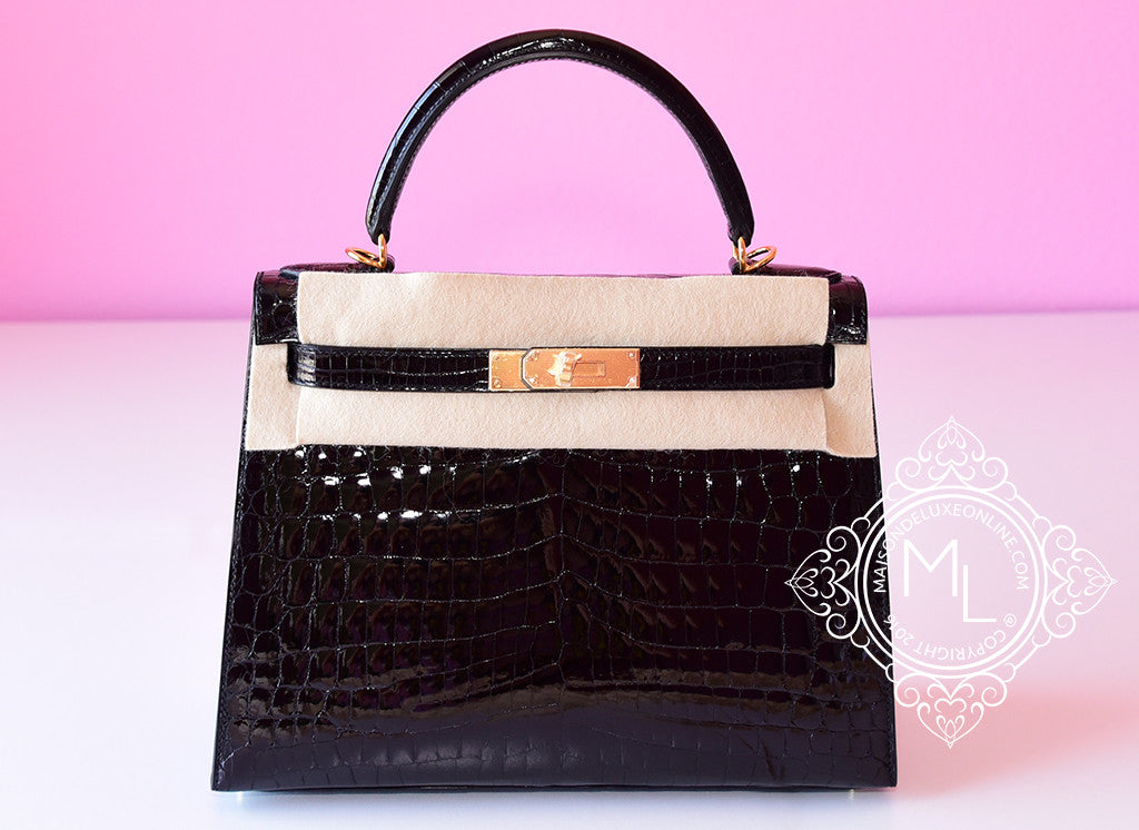 Kelly 28 leather handbag