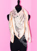 Hermes Cashmere 140 GM Dans l'atelier de Robert Dallet Off White Shawl Scarf - New - MAISON de LUXE - 1