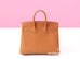 Hermes Gold Brown Togo GHW Birkin 25 Handbag