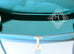 Hermes Blue Bleu Paon Mini Kelly Pochette Clutch - New - MAISON de LUXE - 12