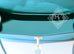 Hermes Blue Bleu Paon Mini Kelly Pochette Clutch - New - MAISON de LUXE - 12