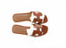 Hermes Women's Gold Oran Sandal Slipper 38 Shoes
