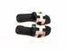 Hermes Women's Metallic Rose Dore Oran Sandal Slipper 37 Shoes
