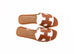 Hermes Women's Gold Oran Sandal Slipper 38 Shoes