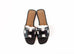Hermes Women's Black Oran Sandal Slipper 38 Shoes