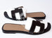 Hermes Womens Black Oran Sandal Slipper 37 Shoes - New - MAISON de LUXE - 2