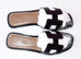 Hermes Womens Black Oran Sandal Slipper 37 Shoes - New - MAISON de LUXE - 3