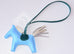 Hermes Celeste Baby Blue Rodeo Bag Charm Pm- New - MAISON de LUXE - 2