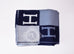 Hermes Caban Blue Wool Cashmere H Avalon III Blanket