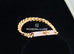 Hermes Rose Gold Diamond Kelly Gourmette Bracelet SH