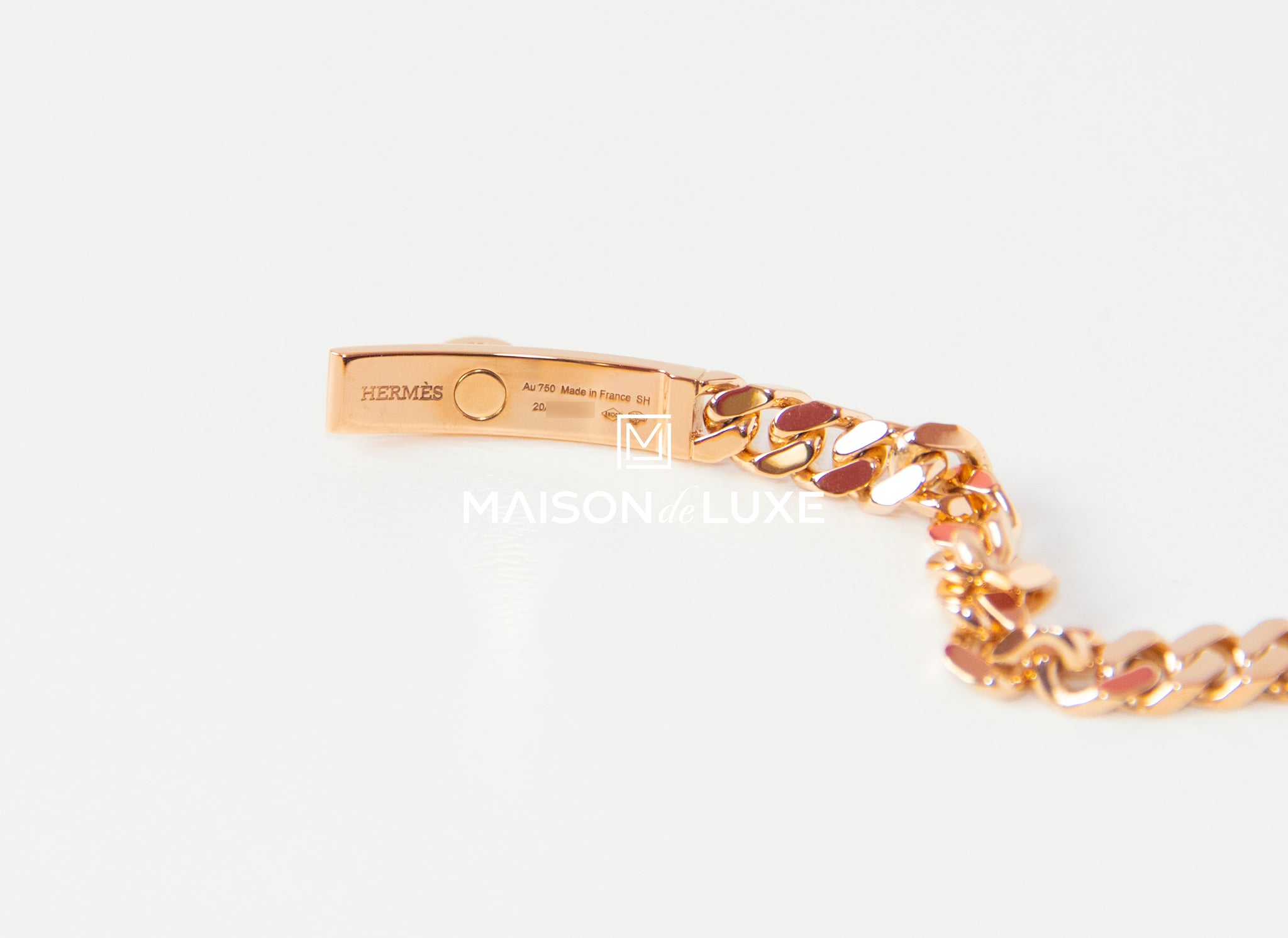 Chaine d'ancre Enchainee bracelet, medium model | Hermès USA