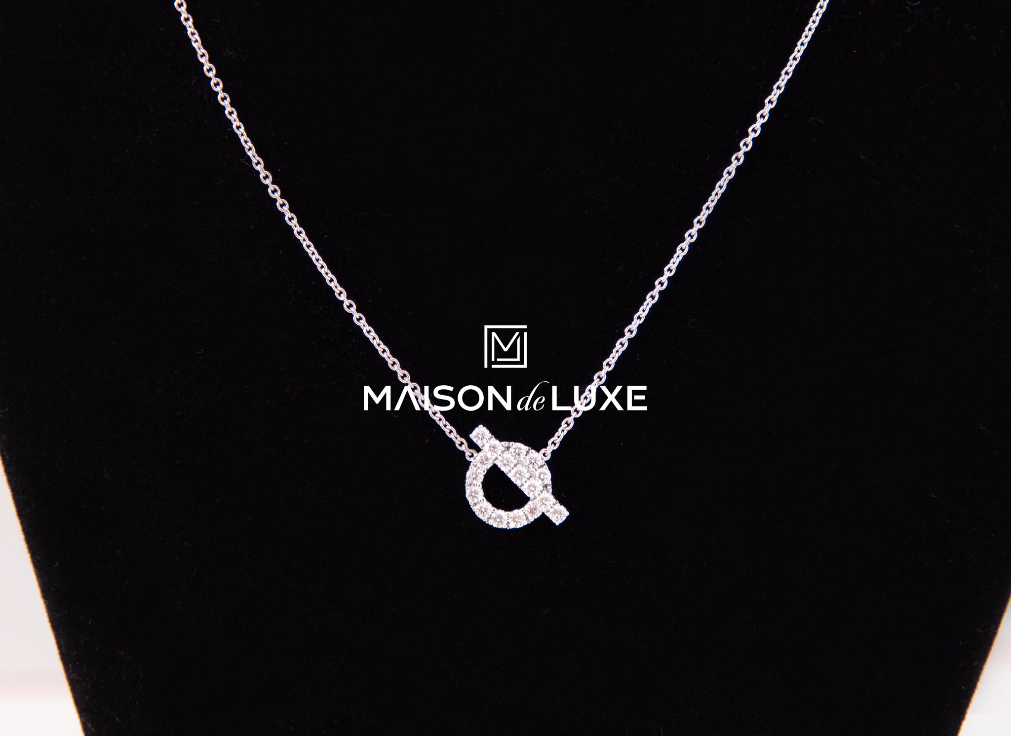 Hermes necklace diamond Clearance