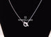Hermes White Gold Diamond Finesse Pendant Necklace