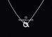 Hermes White Gold Diamond Finesse Pendant Necklace